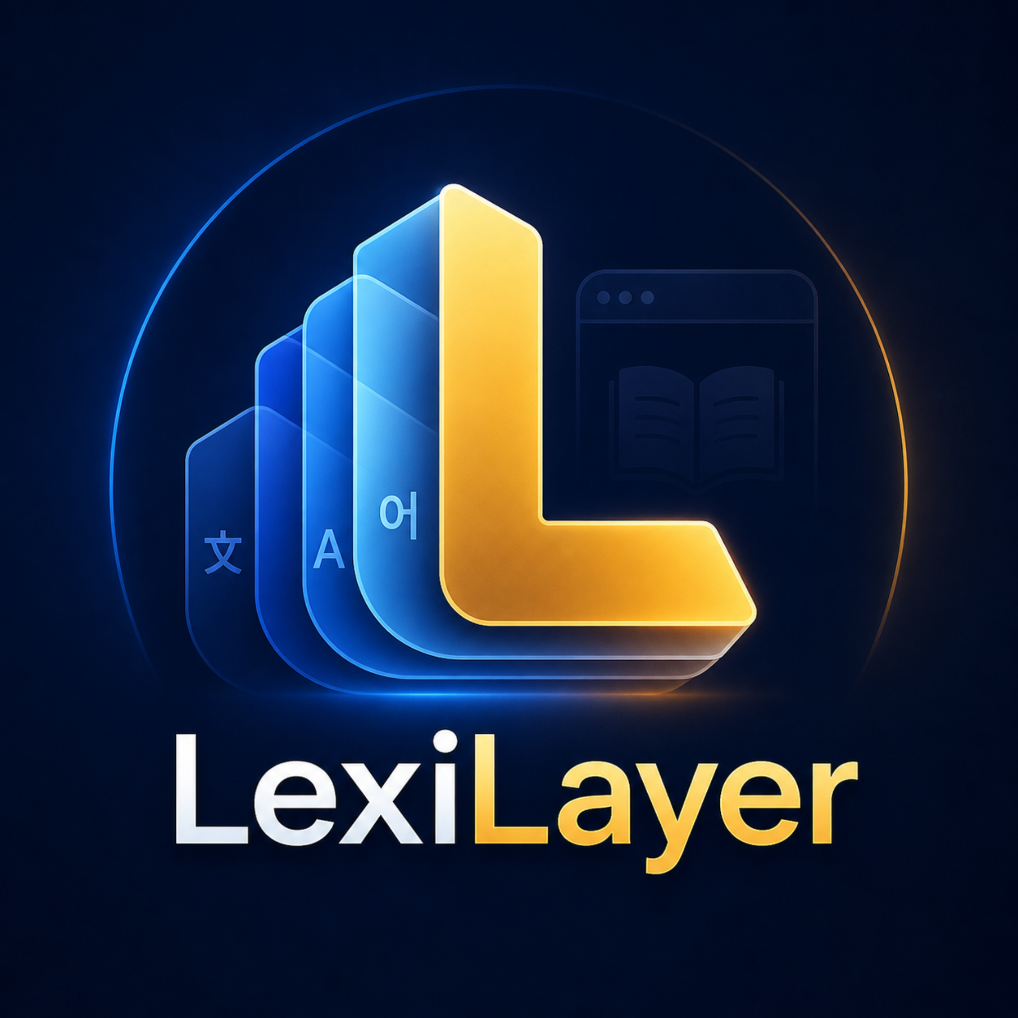 LexiLayer logo and language layers